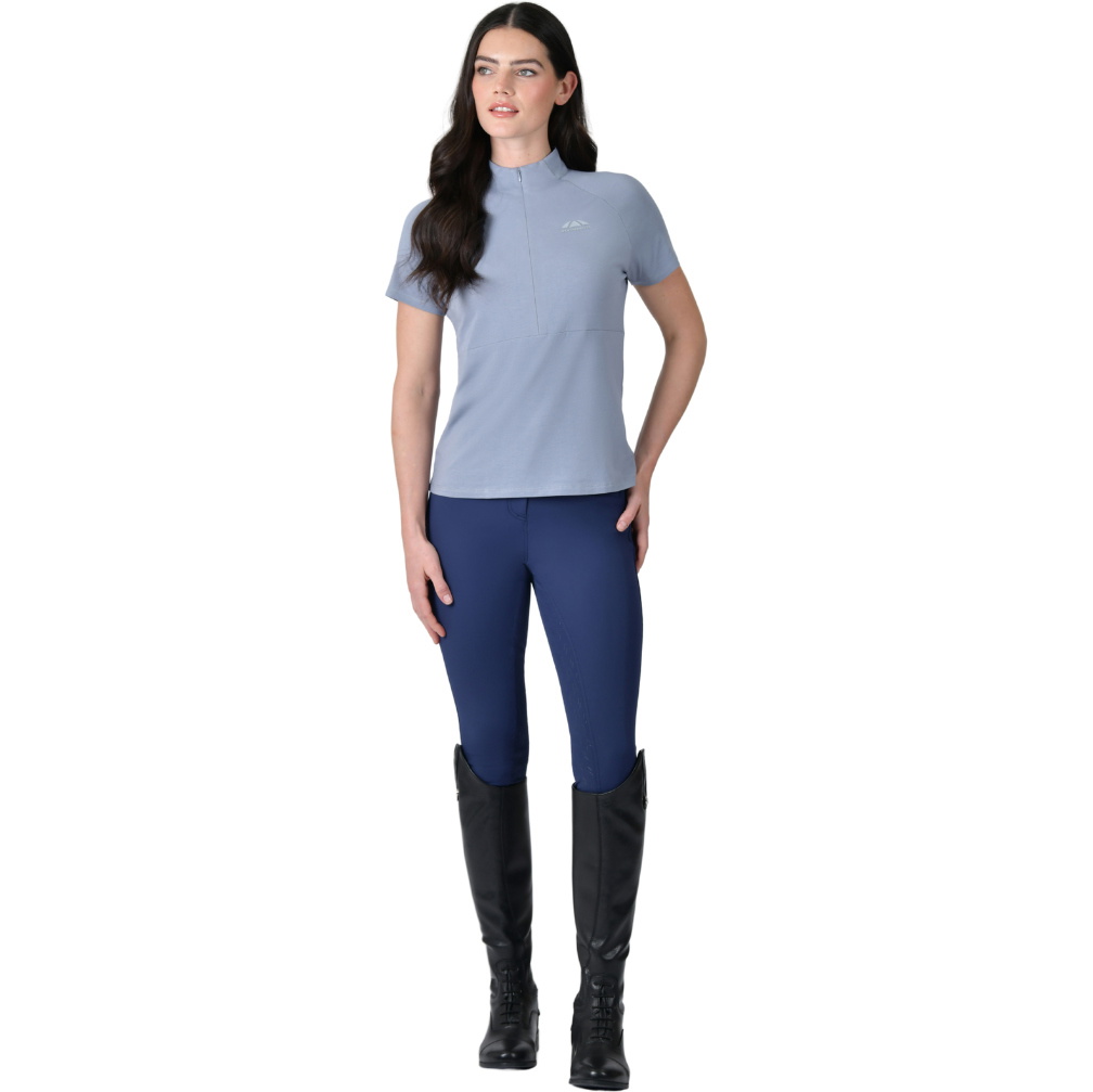 2026 WeatherBeeta Damen Bambus Kurzarm Performance Unterwäsche 1028843021 - Blue Stone